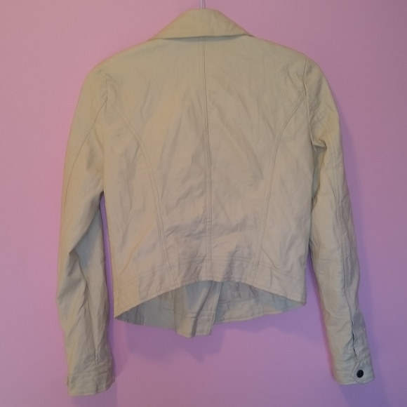 πRock & Republic Celeb Rocked White Moto Jacket - Picture 6 of 8